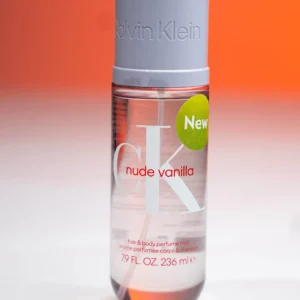 ck nude vanilla hair & body perfume mist